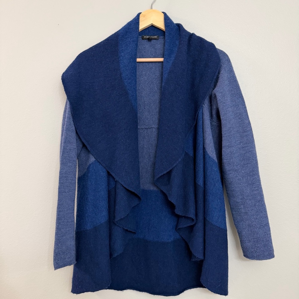 Eileen Fisher Merino Wool Cardigan Sweater